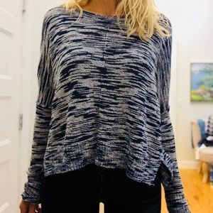 Scoops neck cozy sweater